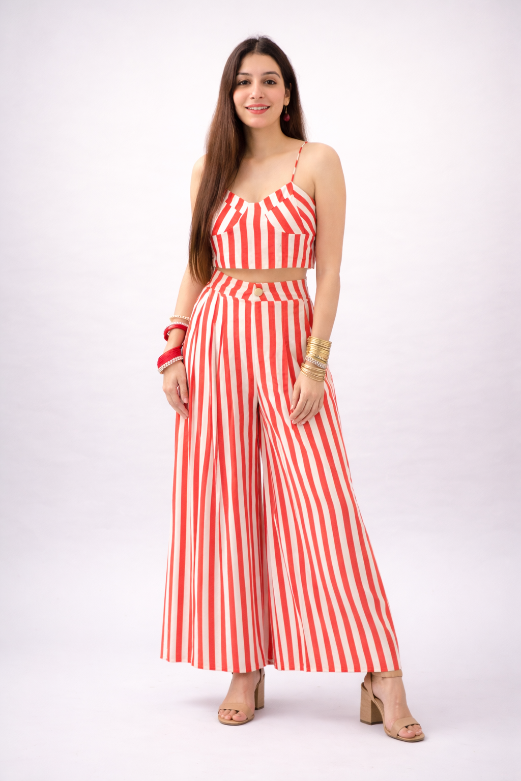 Red Zebra Coord Set