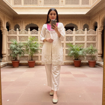 PINK FROST ethnic coord set for women