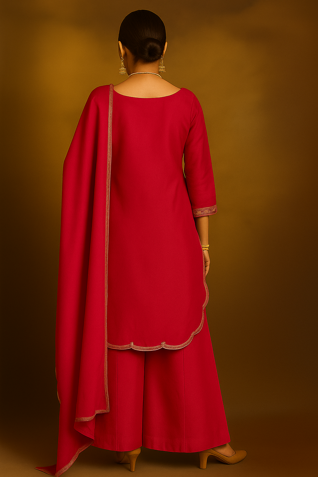 BLOSSOM BLUSH party wear 3 piece suit for women