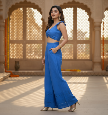 SCHIFFLI SKY western coord set for women