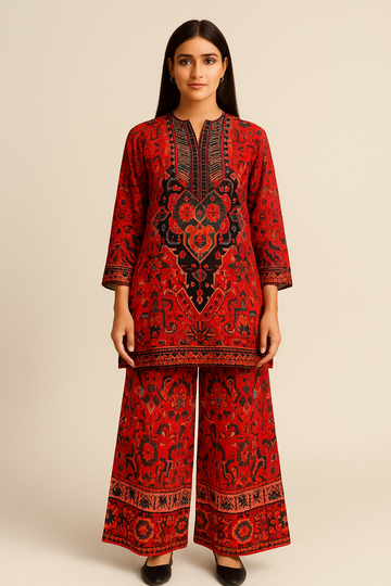 MULTI COORD ethnic cotton coord set for women