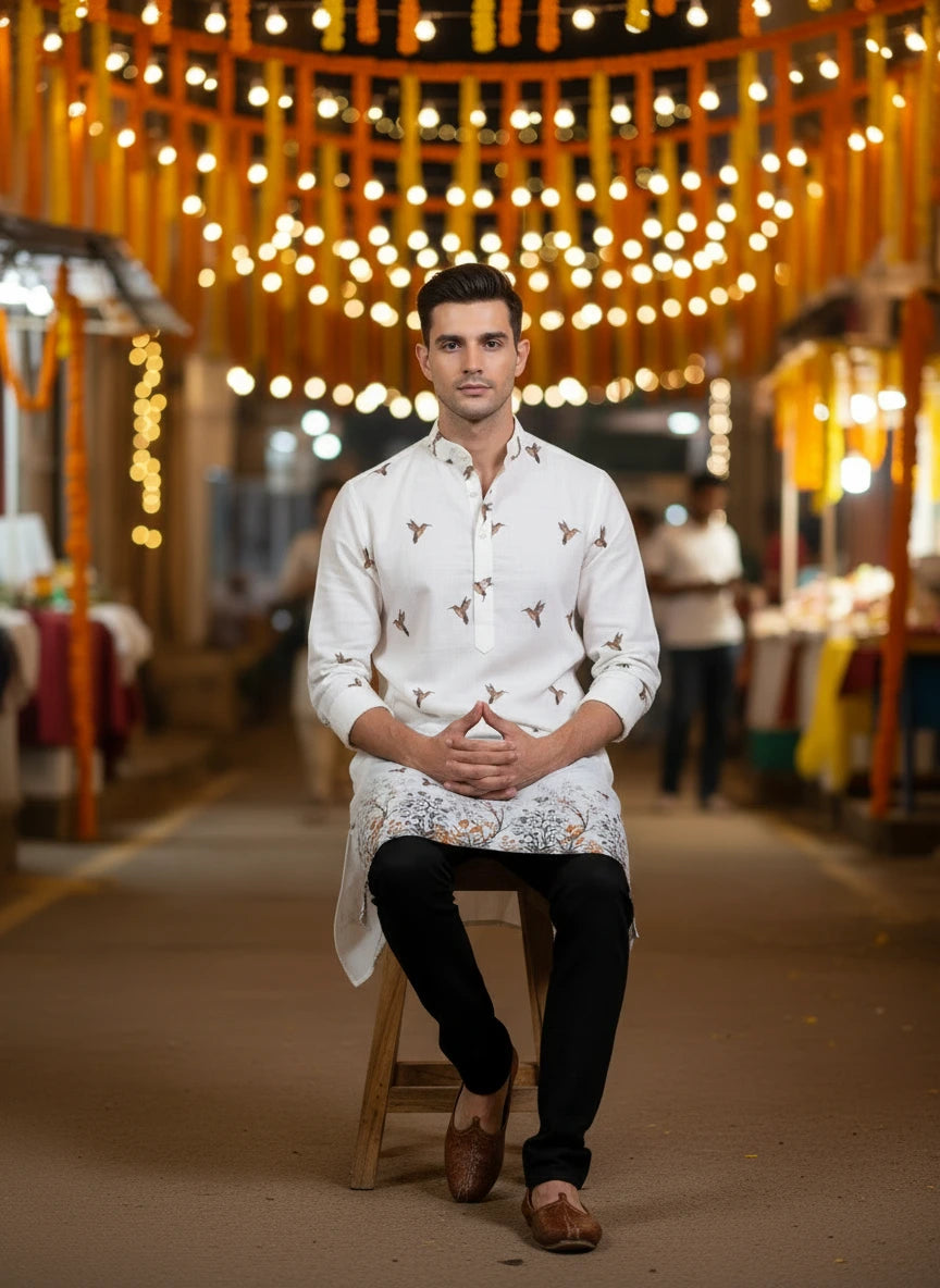 UDAAN cotton kurta for men