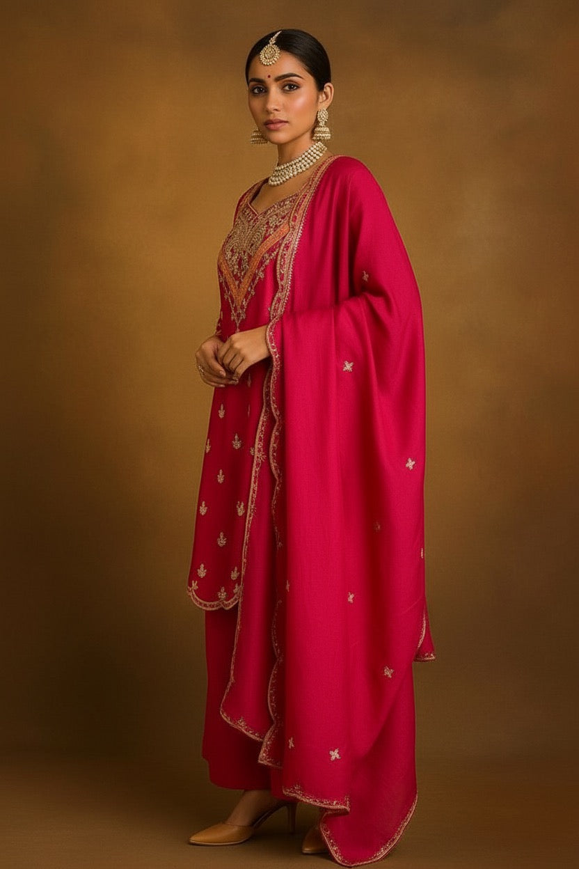 BLOSSOM BLUSH party wear 3 piece suit for women