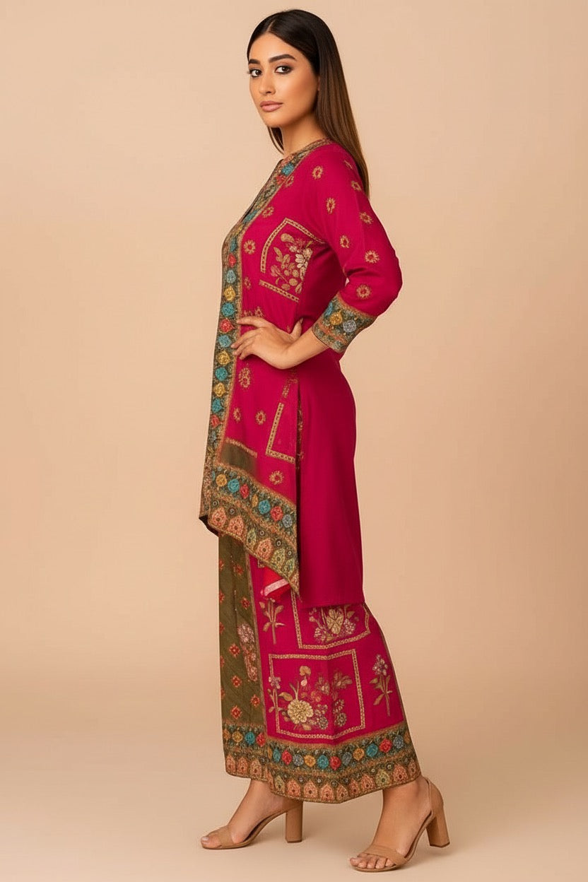 GLOWTALE ethnic party wear coord set for women