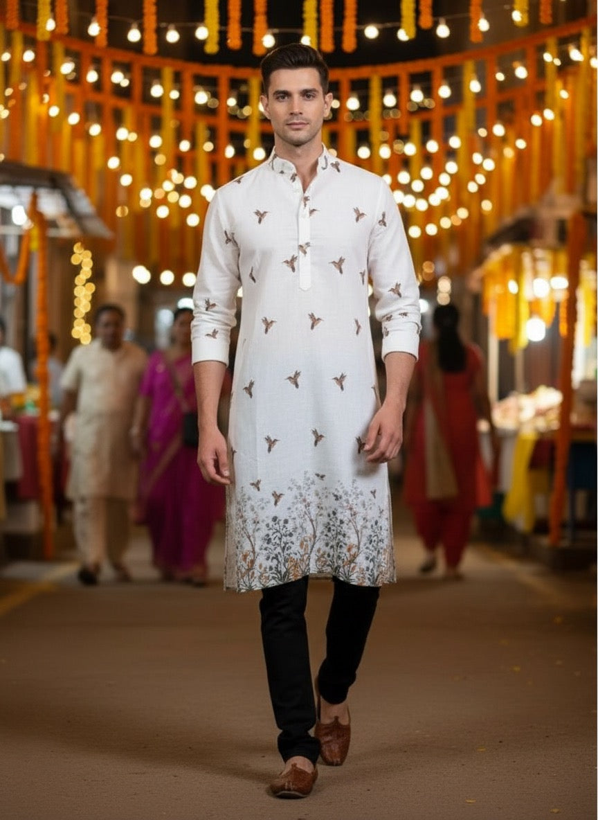 UDAAN cotton kurta for men